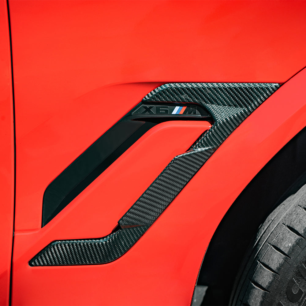 BMW X6M F96 LCI SQ款碳纖維車側飾板 T-450