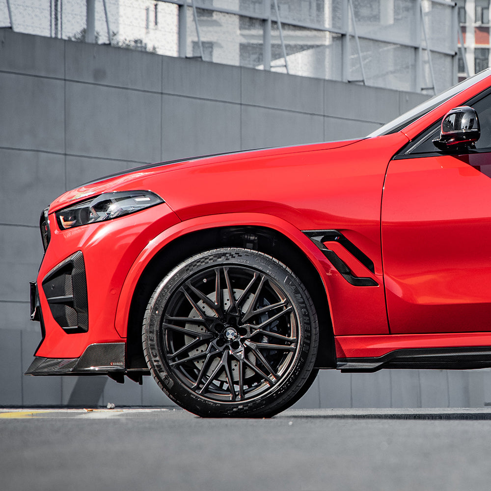 BMW X6M F96 LCI SQ款碳纖維車側飾板 T-450