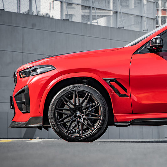 BMW X6M F96 LCI SQ款碳纖維車側飾板 T-450
