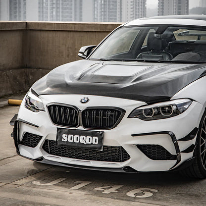 BMW M2 F87 SQ款雙門碳纖維前側進氣口飾板