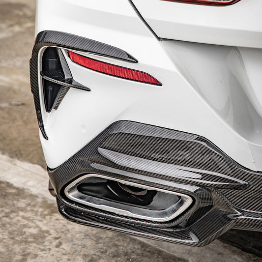 BMW 8系G14 G15 G16 SQ款碳纖維後保桿裝出風口飾件 T-125