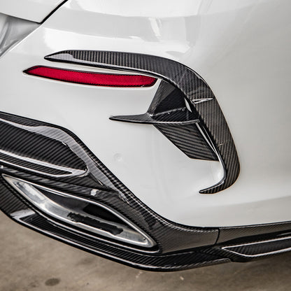 BMW 8系G14 G15 G16 SQ款碳纖維後出風口飾蓋