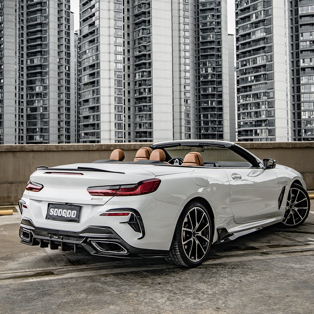 BMW 8系G14 G15 SQ款碳纖維側裙 T-328