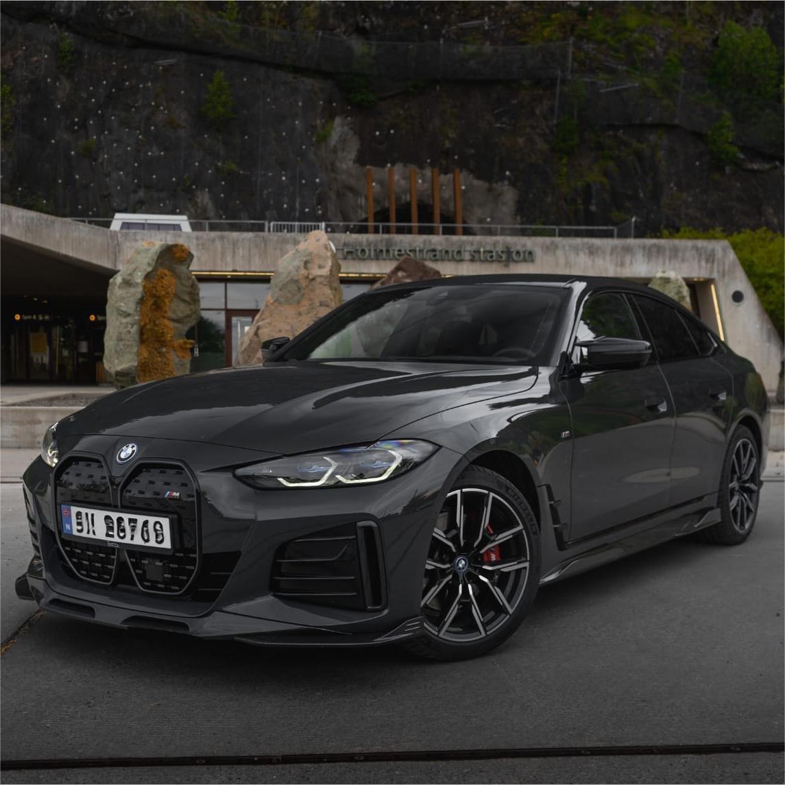 BMW 4系G26 i4 SQ款碳纖維側裙 T-207