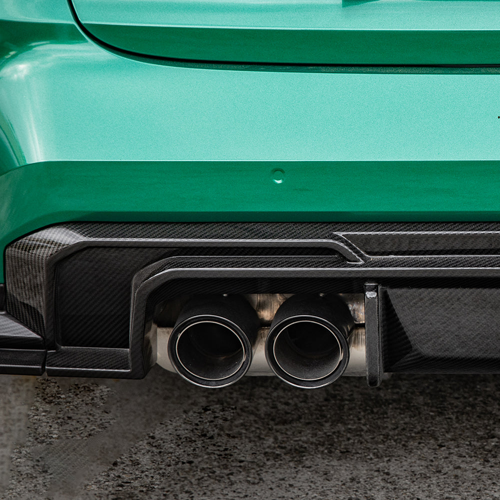 BMW M3 G80 G81 SQ-A款碳纖維後擾流T-324A+T-323