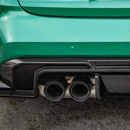 BMW M3 G80 G81 SQ-A款碳纖維後擾流T-324A+T-323