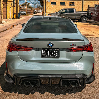 BMW M4 G82 G83 SQ-B款碳纖維後擾流 T-519A+T-518