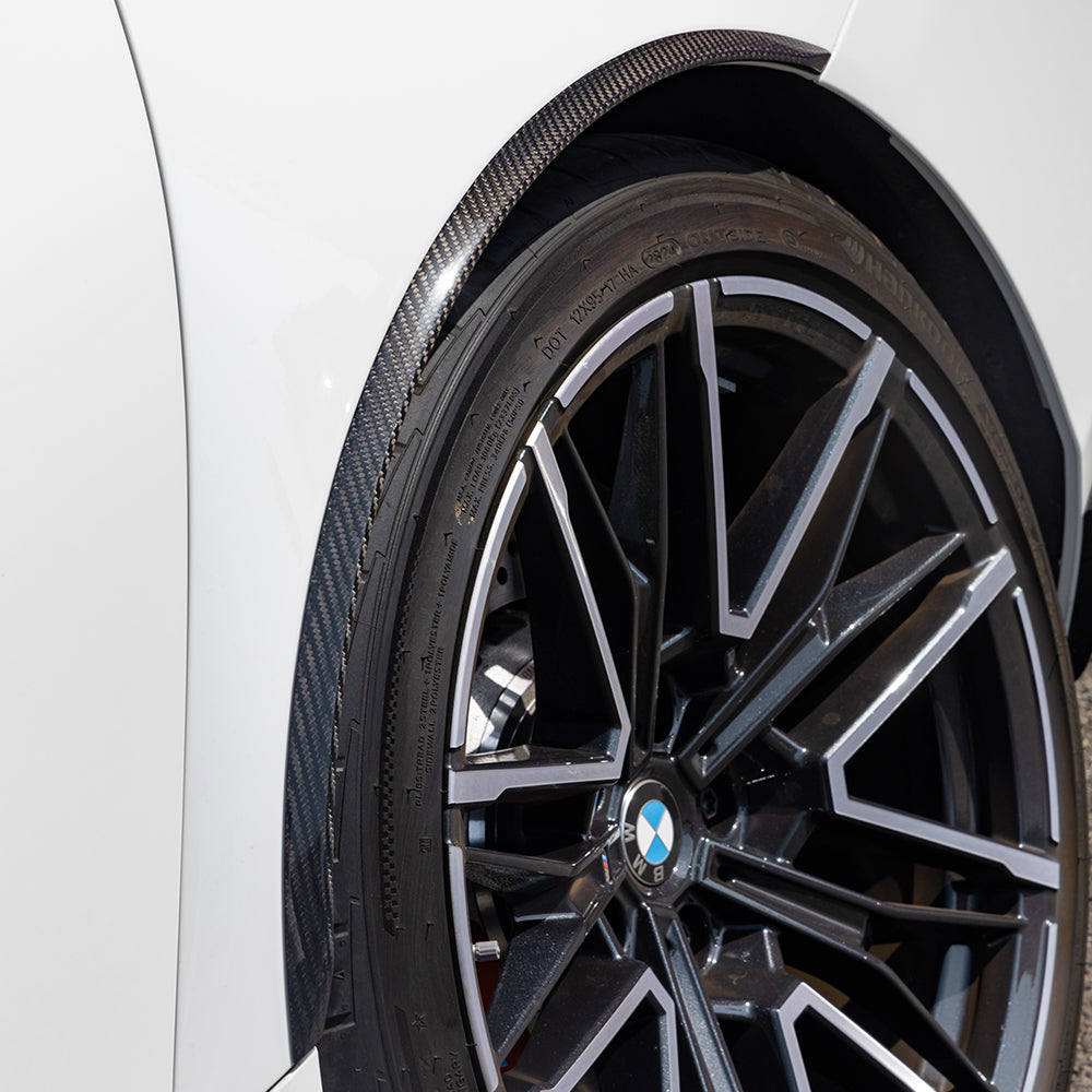 BMW M5 G90 G99 SQ款碳纖維前輪拱飾條 T-496