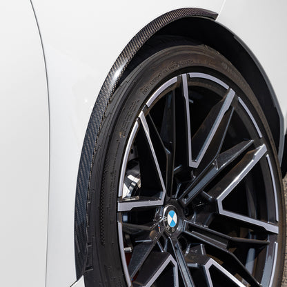BMW M5 G90 G99 SQ款碳纖維前輪拱飾條 T-496