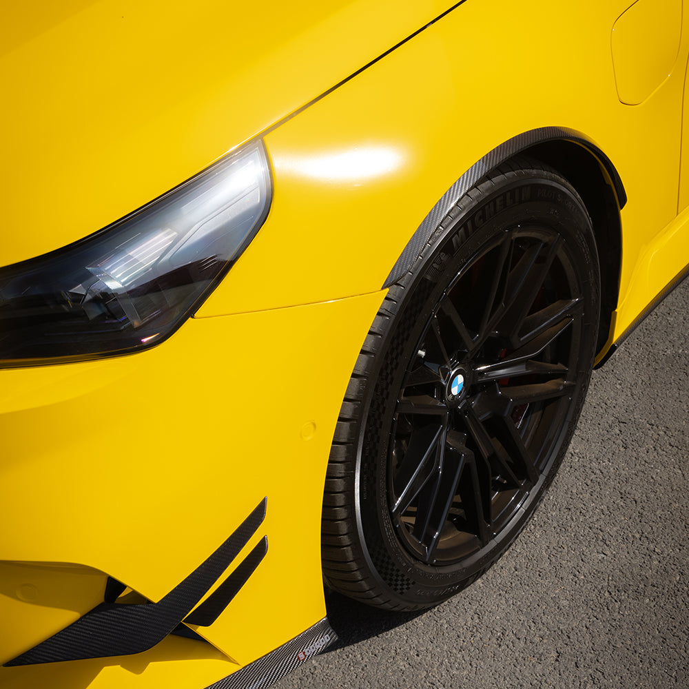 BMW M5 G90 G99 SQ款碳纖維前輪拱飾條 T-496