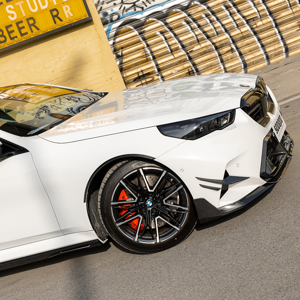 BMW M5 G90 G99 SQ款碳纖維前輪拱飾條 T-496