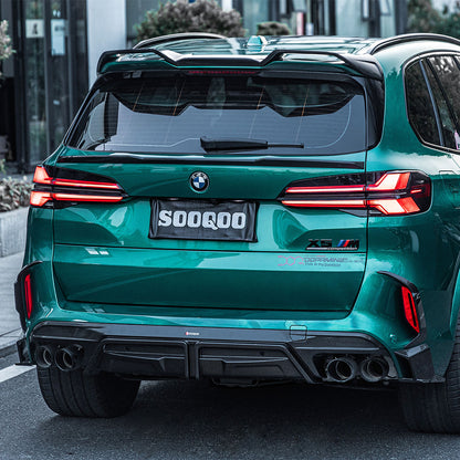 BMW X5M F95 SQ款碳纖維後擾流 T-444A