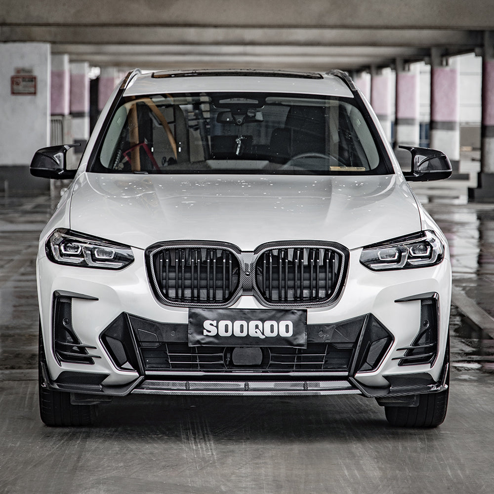 BMW X3系G01 LCI iX3系G08 X4系G02 LCI SQ款碳纖維進氣口飾蓋