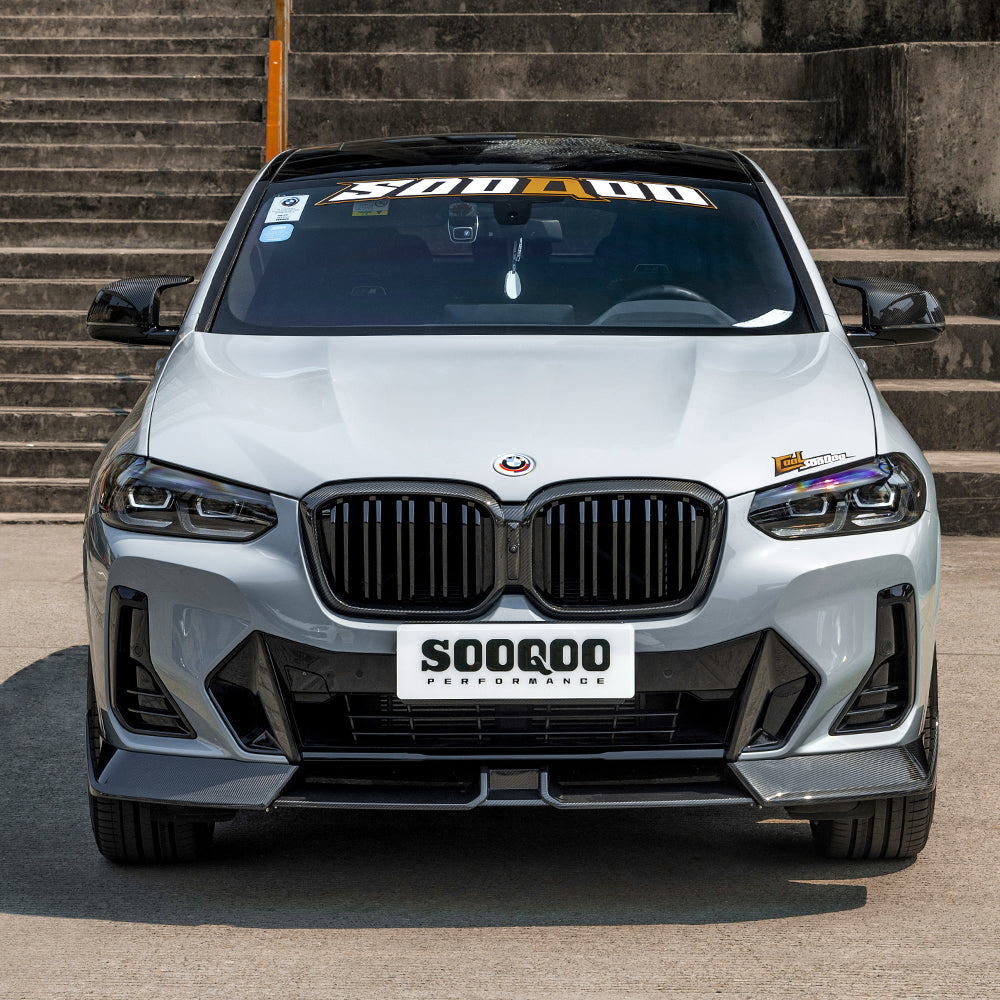BMW X4系G02 LCI SQ-V2款碳纖維前擾流 T-474