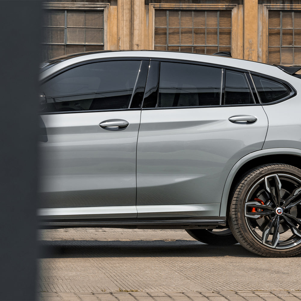 BMW X3 G01 X3M F97 X4M F98 SQ-V2款碳纖維側裙 T-477
