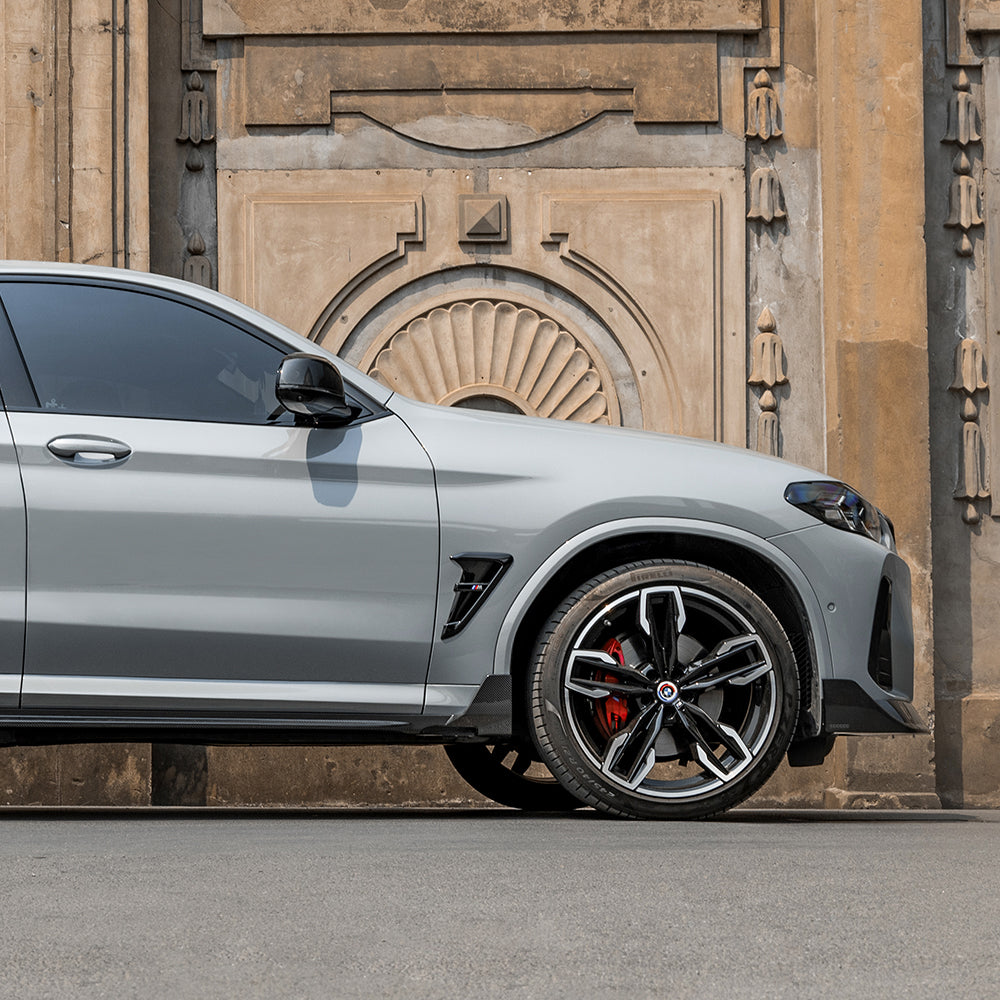 BMW X3 G01 X3M F97 X4M F98 SQ-V2款碳纖維側裙 T-477
