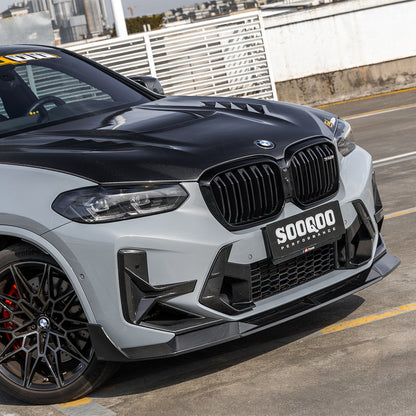 BMW X4M F98 SQ款碳纖維前擾流 T-476