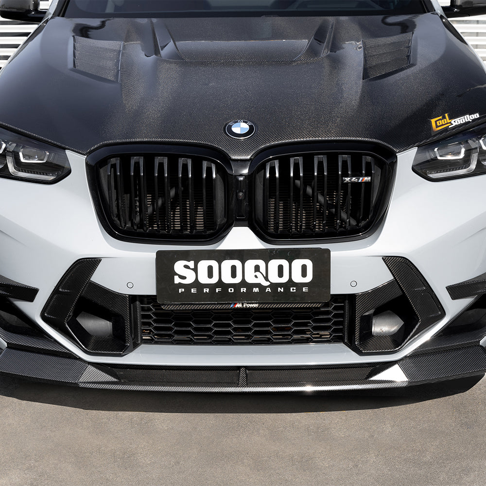 BMW X4M F98 SQ款碳纖維前擾流 T-476