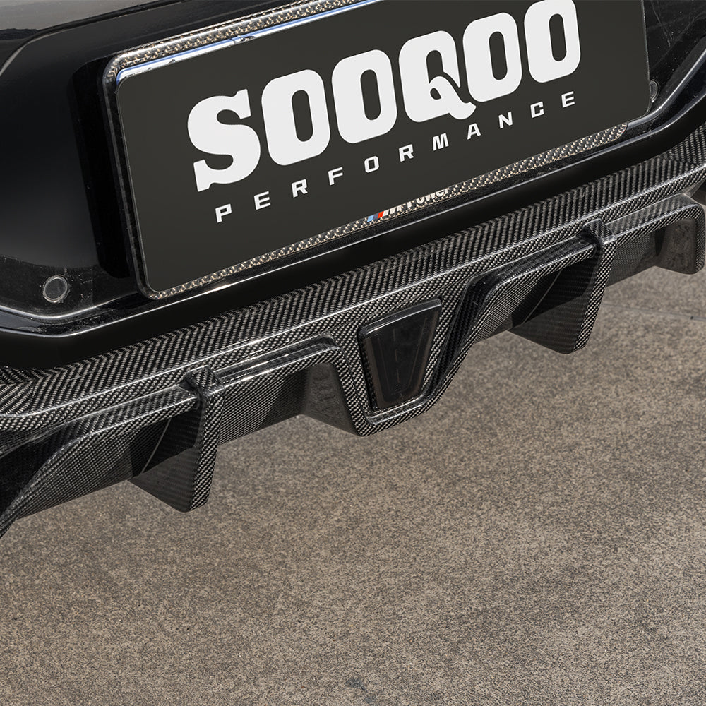 BMW X4M F98 SQ 帶燈款碳纖維後擾流 T-480B