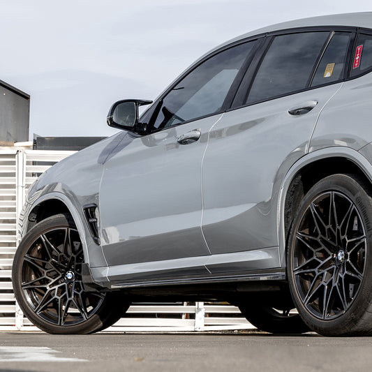 BMW X4M F98 SQ-V2款碳纖維側裙 T-477
