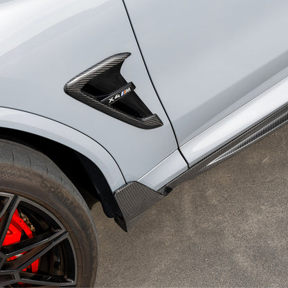 BMW X4M F98 SQ-V2款碳纖維側裙 T-477