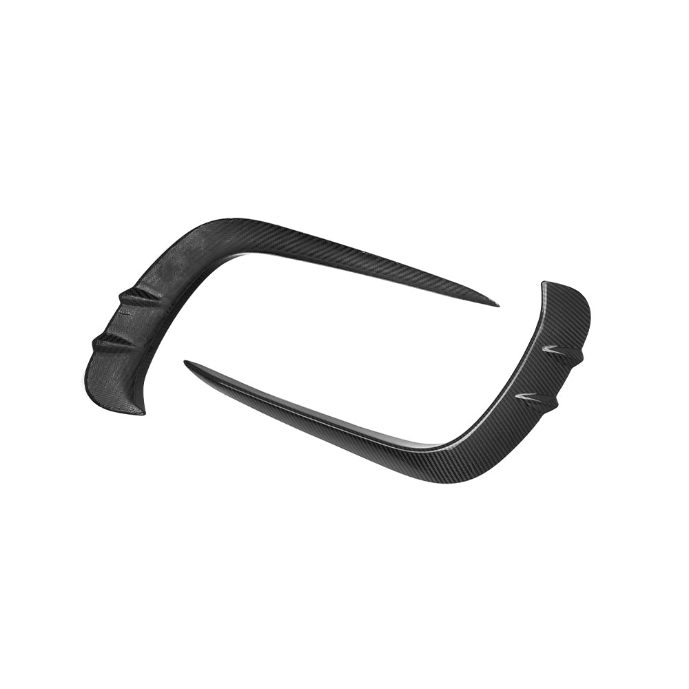 賓士CLE53 C236 SQ款 乾碳纖維前保險桿進氣口裝飾件 SQ-BZ-002