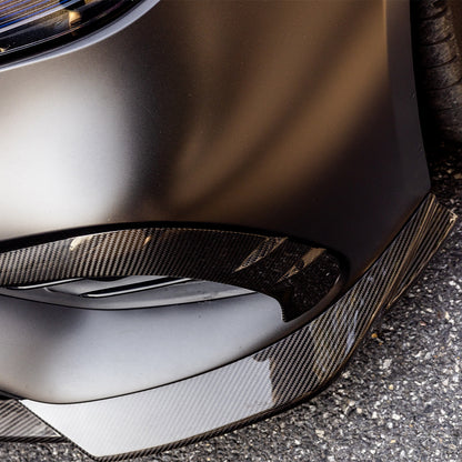 賓士CLE53 C236 SQ款 乾碳纖維前下擾流 SQ-BZ-001