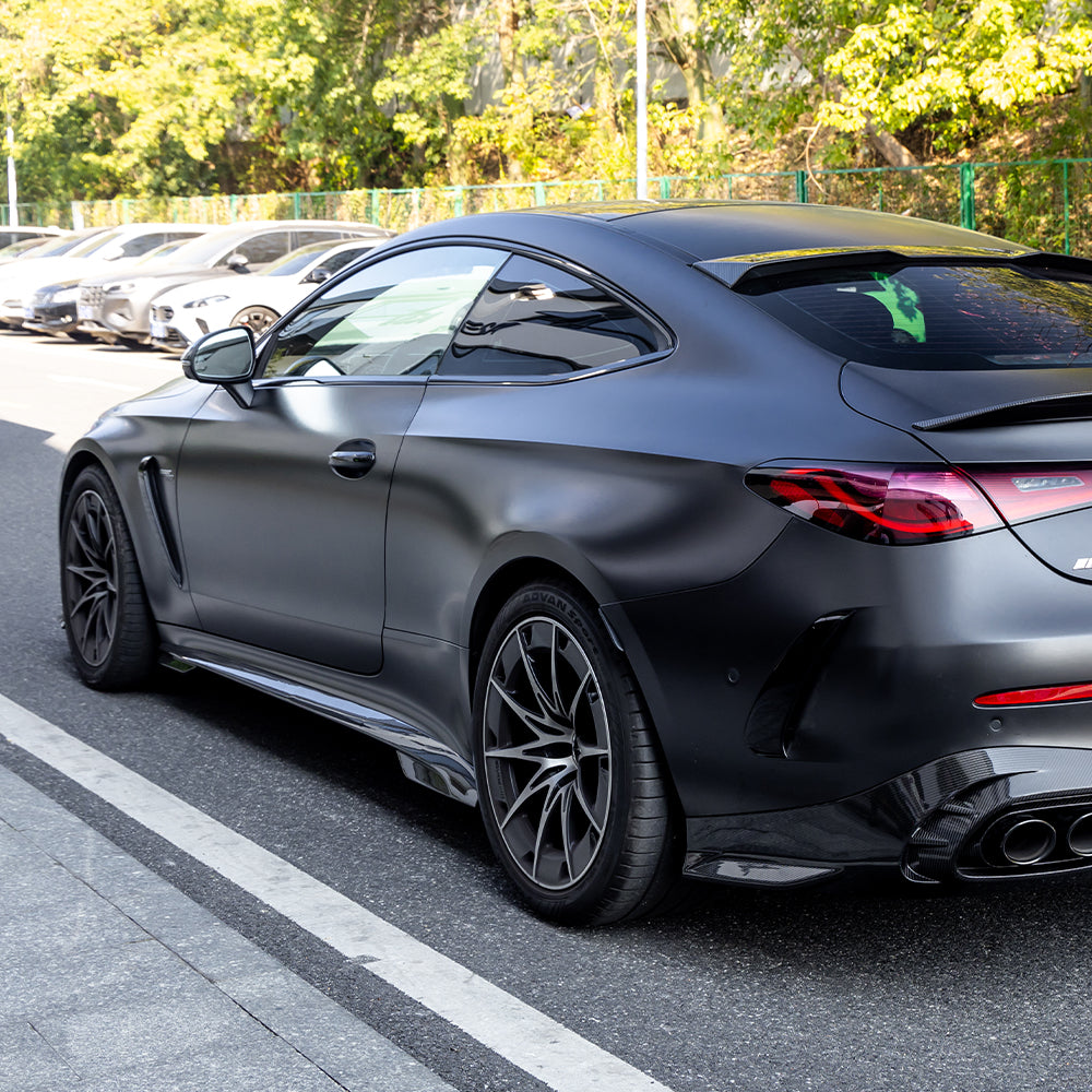 賓士CLE53 C236 SQ款 乾碳纖維側裙 SQ-BZ-003