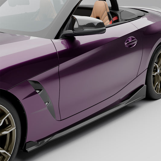 BMW Z4 G29 SQ款乾碳纖維側裙 SQ-019
