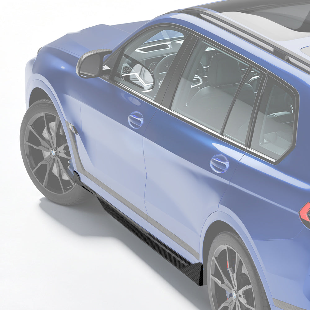BMW X7 G07 SQ款碳纖維側裙 SQ-008