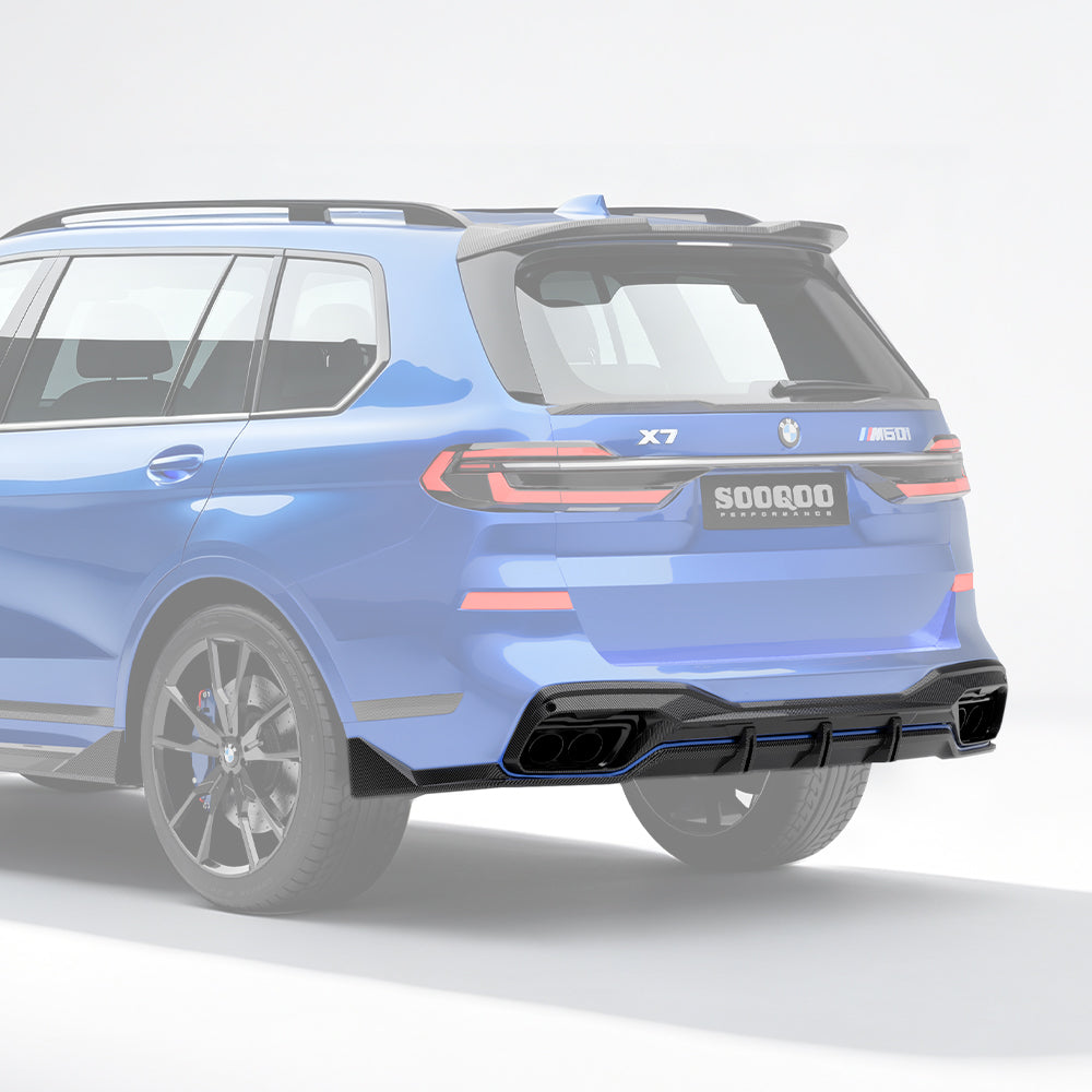 BMW X7 G07 SQ款碳纖維後下擾流 SQ-011