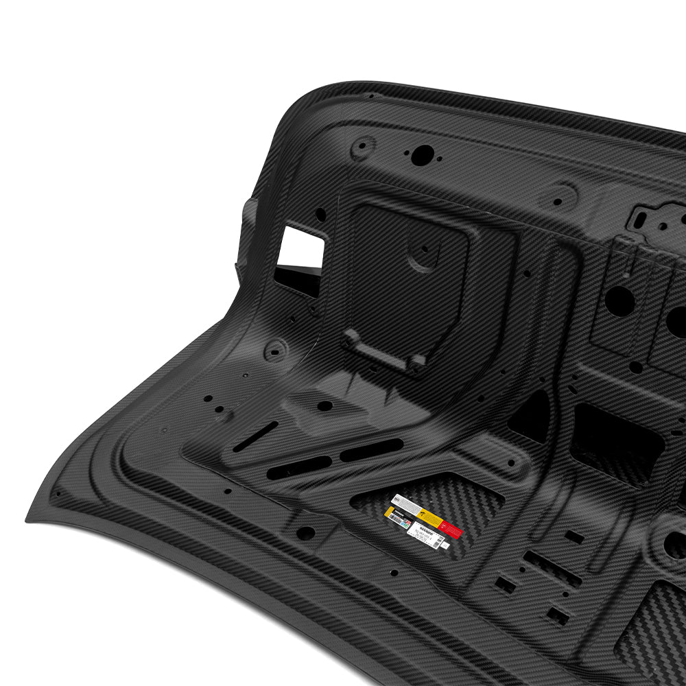 BMW M4 G82／4系 G22 SQ-V1 亮面碳纖維後車箱蓋 SQ-062-V1