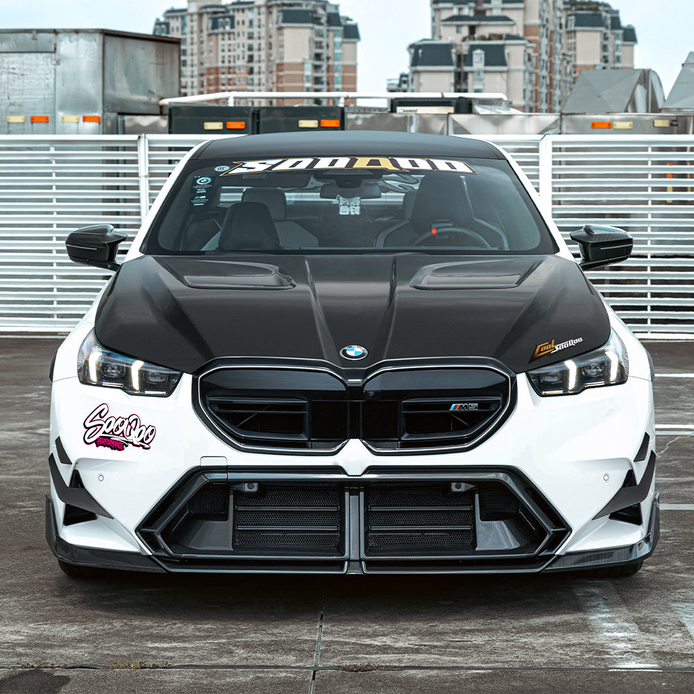 BMW M5 G90 SQ-V1 預浸碳纖維通風引擎蓋