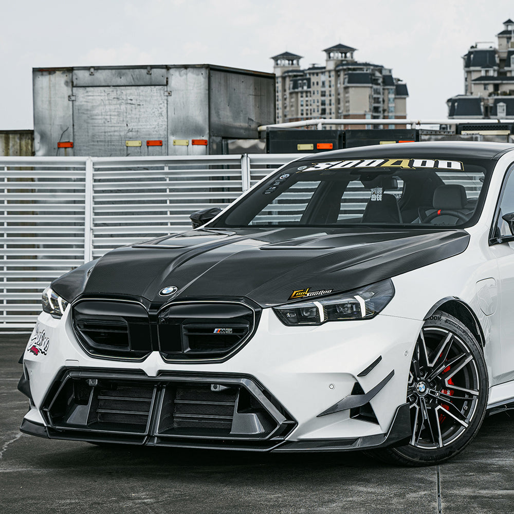 BMW M5 G90 SQ-V1 預浸碳纖維通風引擎蓋
