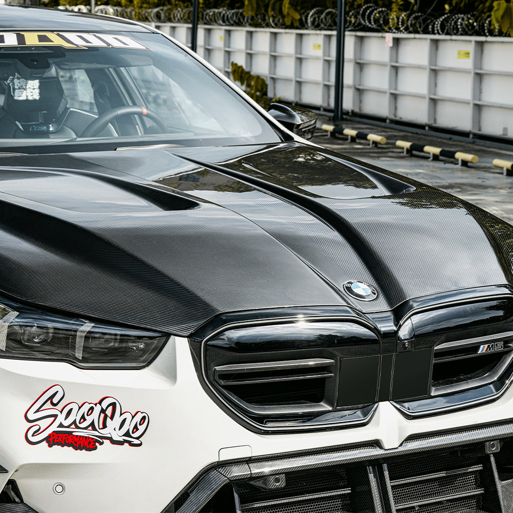 BMW M5 G90 SQ-V1 預浸碳纖維通風引擎蓋