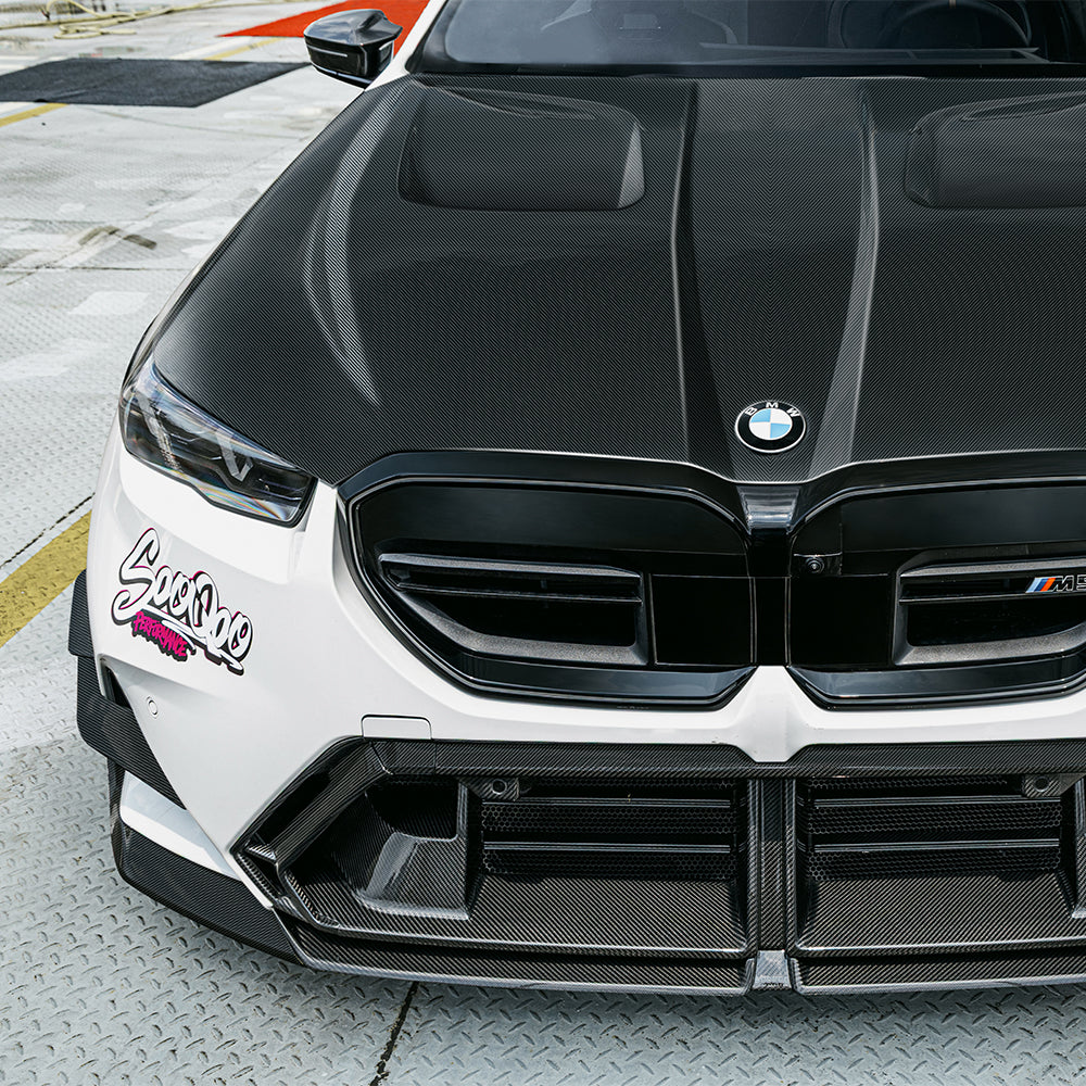 BMW M5 G90 SQ-V1 預浸碳纖維通風引擎蓋