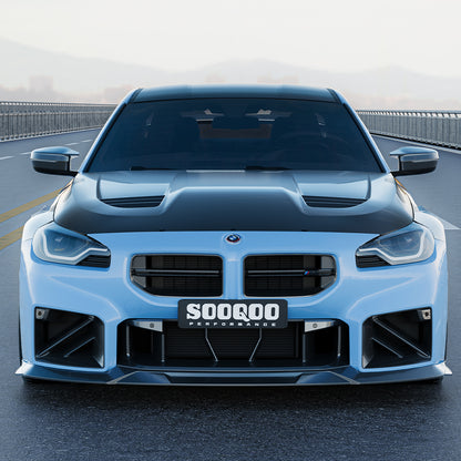 BMW M2 G87 SQ-V1 預浸碳纖維通風引擎蓋