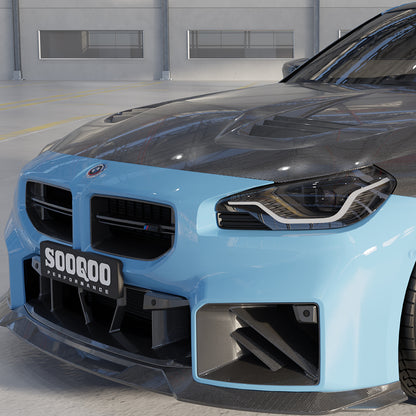 BMW M2 G87 SQ-V1 預浸碳纖維通風引擎蓋