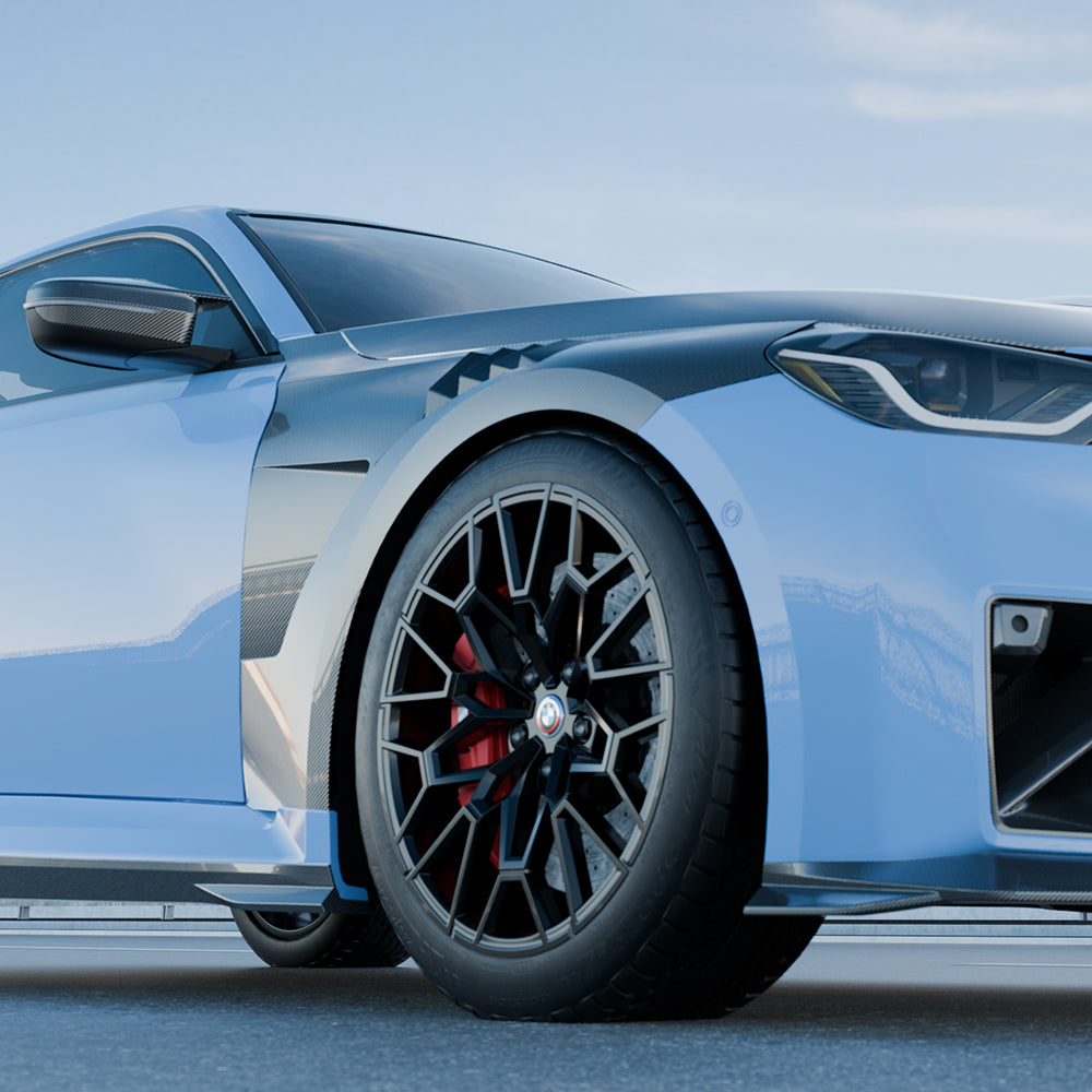 BMW M2 G87 SQ-V1 預浸碳纖維通風葉子板