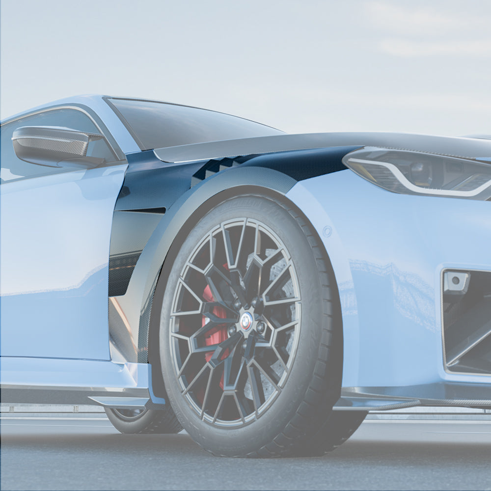 BMW M2 G87 SQ-V1 預浸碳纖維通風葉子板