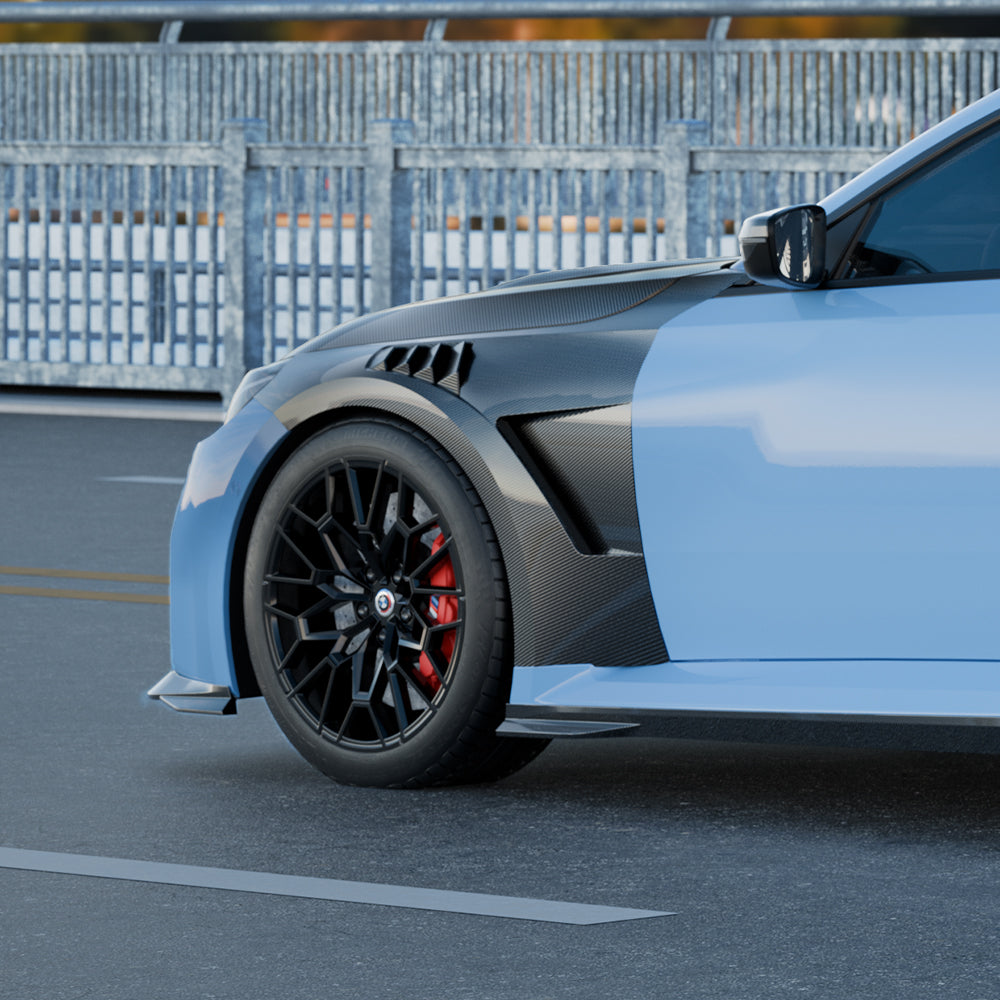 BMW M2 G87 SQ-V1 預浸碳纖維通風葉子板