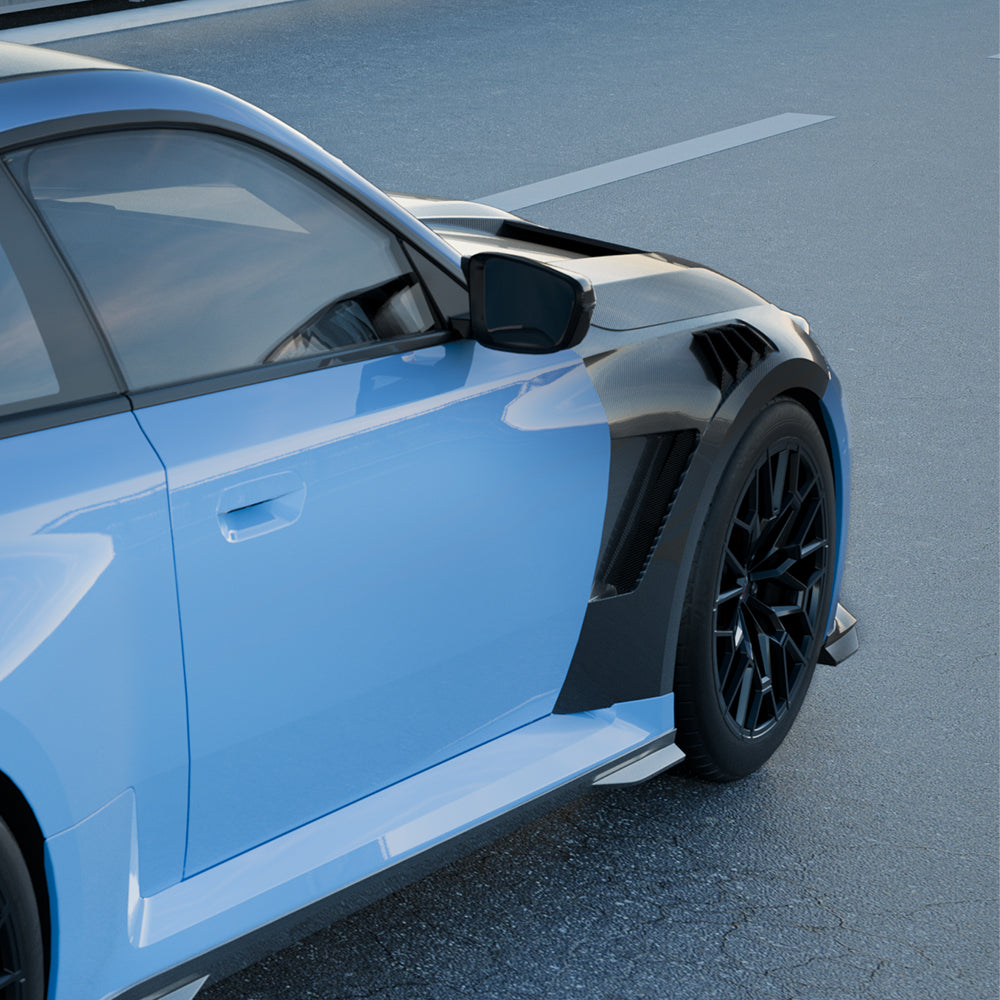 BMW M2 G87 SQ-V1 預浸碳纖維通風葉子板