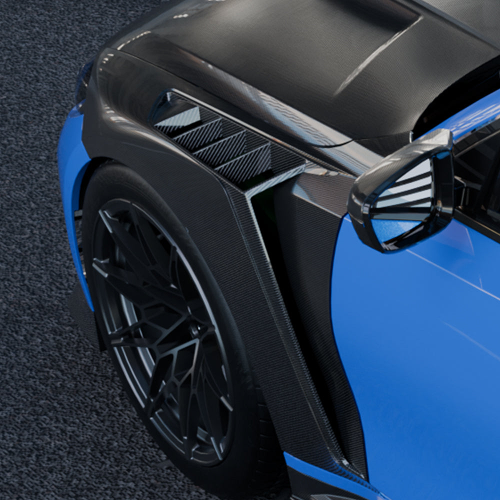 BMW M3 G80 SQ-V1 預浸碳纖維通風葉子板