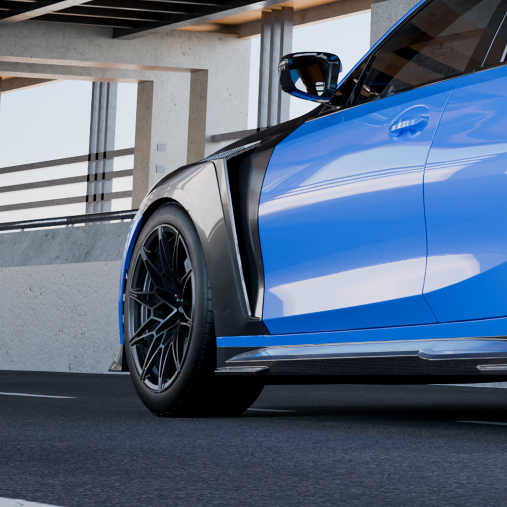 BMW M3 G80 SQ-V1 預浸碳纖維通風葉子板