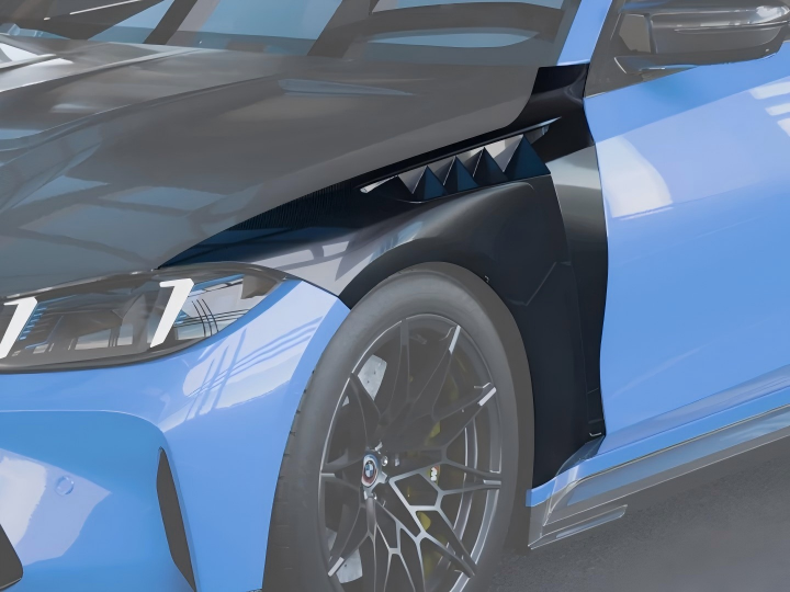 BMW M3 G80 SQ-V1 預浸碳纖維通風葉子板