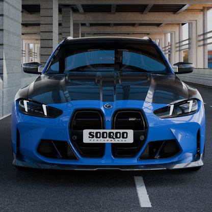 BMW M3 G80／M4 G82 SQ-V1 預浸碳纖維通風引擎蓋
