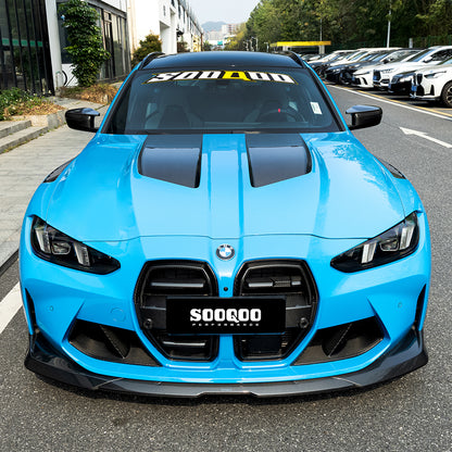 BMW M3 G80／M4 G82 SQ-V3 白色底漆通風引擎蓋