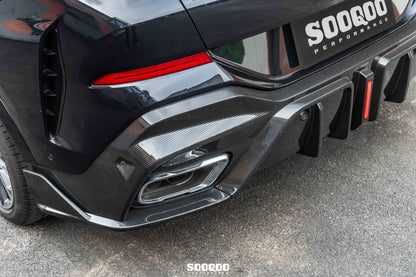 BMW X6 G06 LCI SQ款碳纖維後擾流 T-501