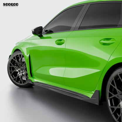 Audi RS3 8Y SQ款碳纖維側裙 SQ-AD-002
