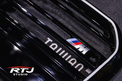 BMW 4系 四門 LCI原廠訂製款 發光水箱護罩